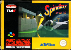 Spindizzy Worlds for the Super Nintendo Front Cover Box Scan