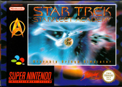 Star Trek: Starfleet Academy: Starship Bridge Simulator for the Super Nintendo Front Cover Box Scan