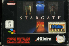 Stargate for the Super Nintendo Front Cover Box Scan