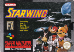 Starwing for the Super Nintendo Front Cover Box Scan