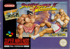 Street Fighter II Turbo for the Super Nintendo Front Cover Box Scan