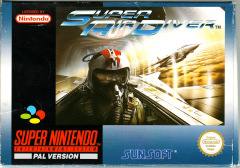 Super Air Diver for the Super Nintendo Front Cover Box Scan