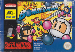 Super Bomberman for the Super Nintendo Front Cover Box Scan