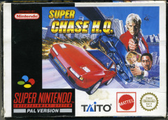 Super Chase H.Q. for the Super Nintendo Front Cover Box Scan