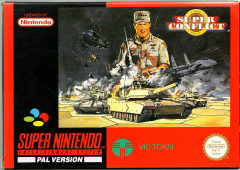 Super Conflict for the Super Nintendo Front Cover Box Scan
