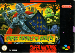 Super Ghouls 'n Ghosts for the Super Nintendo Front Cover Box Scan