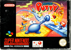 Super Putty for the Super Nintendo Front Cover Box Scan