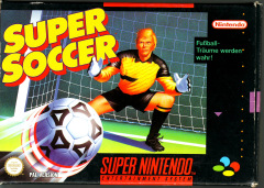 Super Soccer for the Super Nintendo Front Cover Box Scan