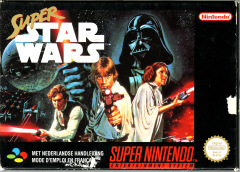 Super Star Wars for the Super Nintendo Front Cover Box Scan