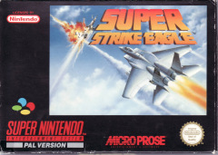 Super Strike Eagle for the Super Nintendo Front Cover Box Scan