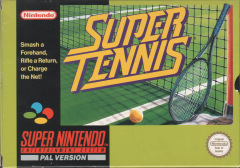 Super Tennis for the Super Nintendo Front Cover Box Scan