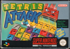 Tetris Attack for the Super Nintendo Front Cover Box Scan