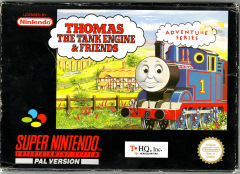 Thomas the Tank Engine & Friends for the Super Nintendo Front Cover Box Scan
