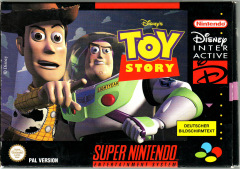 Toy Story (Disney's) for the Super Nintendo Front Cover Box Scan