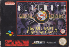 Ultimate Mortal Kombat 3 for the Super Nintendo Front Cover Box Scan