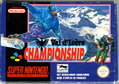 Val d'Isère Championship for the Super Nintendo Front Cover Box Scan
