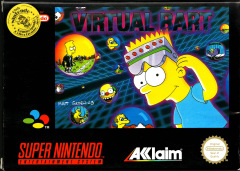 Virtual Bart for the Super Nintendo Front Cover Box Scan