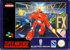 Vortex for the Super Nintendo Front Cover Box Scan