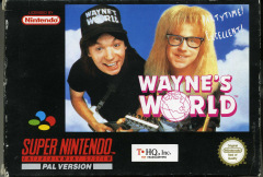 Wayne's World for the Super Nintendo Front Cover Box Scan