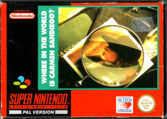 Where in the World is Carmen Sandiego? for the Super Nintendo Front Cover Box Scan