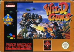 Wild Guns for the Super Nintendo Front Cover Box Scan