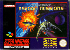 Wing Commander: The Secret Missions for the Super Nintendo Front Cover Box Scan