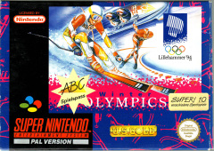 Winter Olympics for the Super Nintendo Front Cover Box Scan