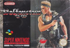 Wolfenstein 3 D for the Super Nintendo Front Cover Box Scan