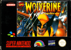 Wolverine: Adamantium Rage for the Super Nintendo Front Cover Box Scan