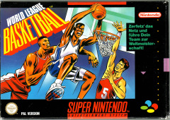 World League Basketball for the Super Nintendo Front Cover Box Scan