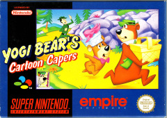 Yogi Bear's Cartoon Capers for the Super Nintendo Front Cover Box Scan