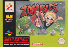 Zombies for the Super Nintendo Front Cover Box Scan