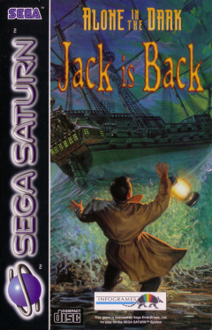 Alone In The Dark: Jack Is Back for the Sega Saturn Front Cover Box Scan