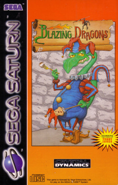 Blazing Dragons for the Sega Saturn Front Cover Box Scan