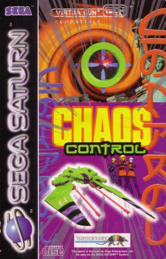 Chaos Control for the Sega Saturn Front Cover Box Scan
