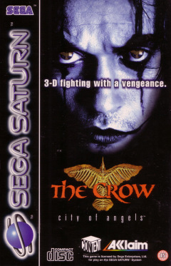 The Crow: City of Angels for the Sega Saturn Front Cover Box Scan