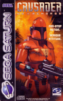 Crusader: No Remorse for the Sega Saturn Front Cover Box Scan