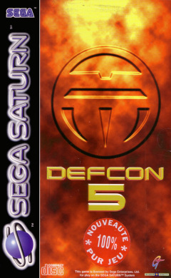 Defcon 5 for the Sega Saturn Front Cover Box Scan