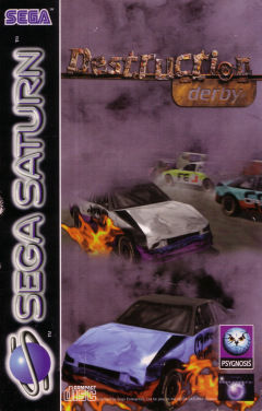 Destruction Derby for the Sega Saturn Front Cover Box Scan
