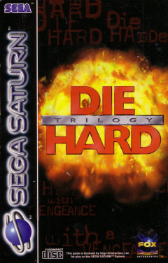Die Hard Trilogy for the Sega Saturn Front Cover Box Scan