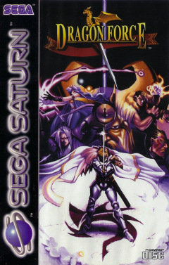 Dragon Force for the Sega Saturn Front Cover Box Scan