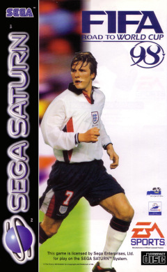 FIFA Road to World Cup '98 for the Sega Saturn Front Cover Box Scan