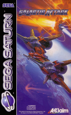 Galactic Attack for the Sega Saturn Front Cover Box Scan