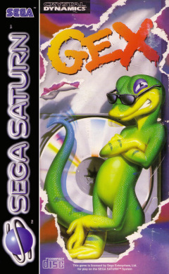 Gex for the Sega Saturn Front Cover Box Scan