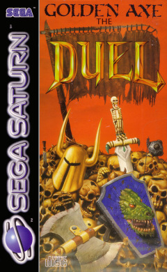 Golden Axe: The Duel for the Sega Saturn Front Cover Box Scan