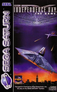 Independence Day: The Game for the Sega Saturn Front Cover Box Scan