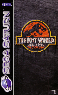 The Lost World: Jurassic Park for the Sega Saturn Front Cover Box Scan