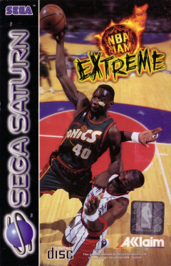 NBA Jam Extreme for the Sega Saturn Front Cover Box Scan