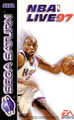 NBA Live 97 for the Sega Saturn Front Cover Box Scan