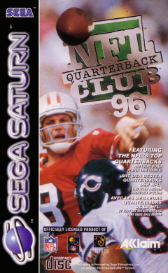 NFL Quarterback Club '96 for the Sega Saturn Front Cover Box Scan